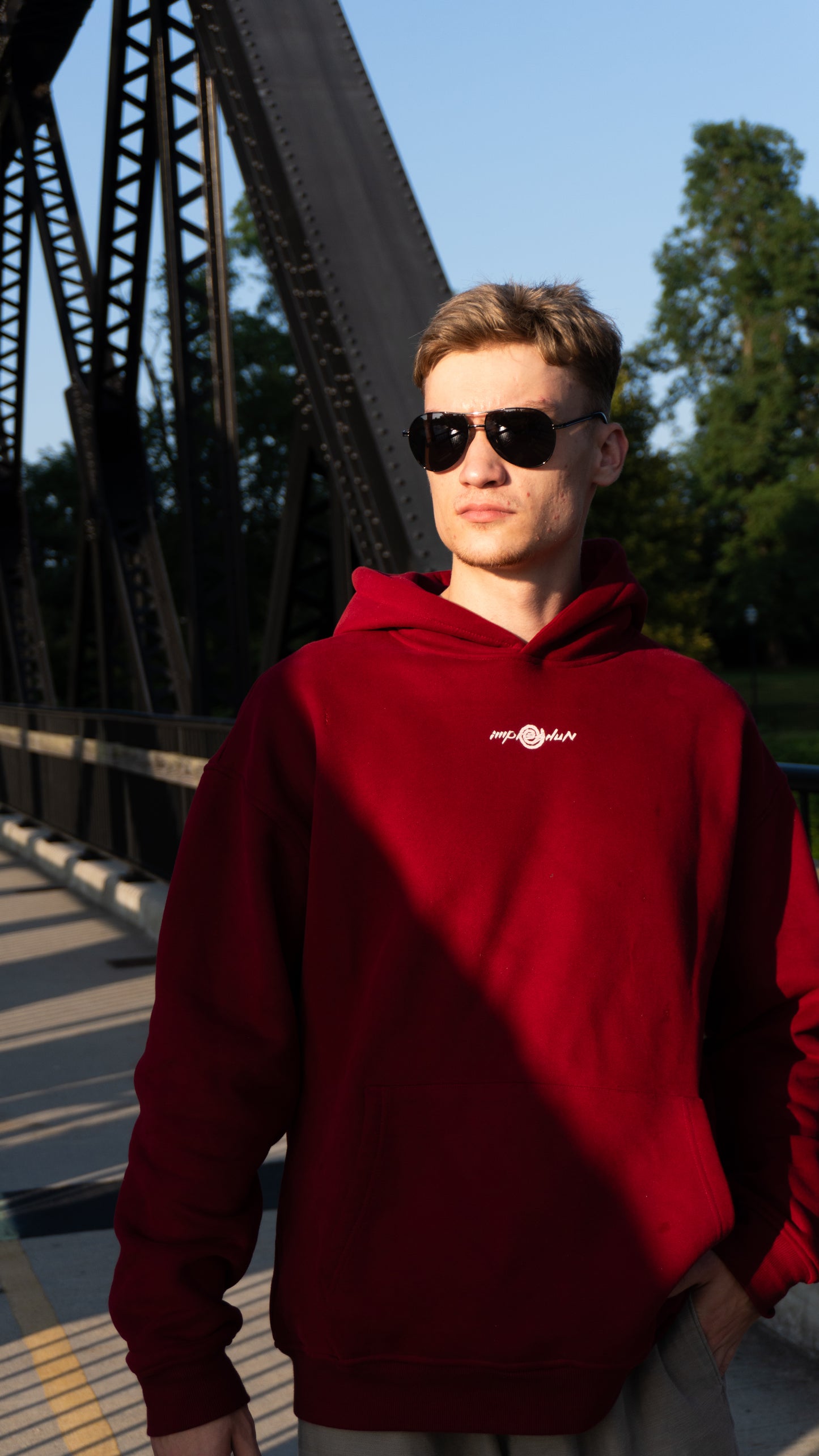 Red "Thorn" Pullover