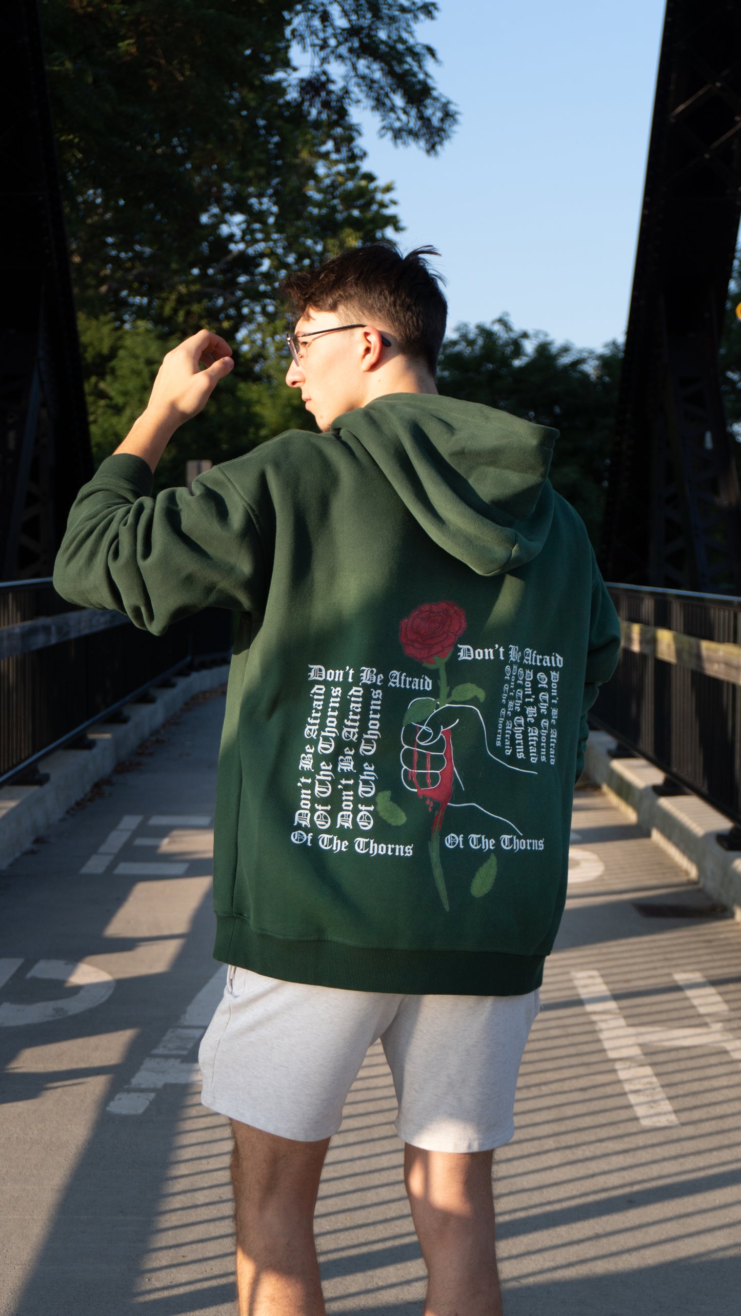Green "Thorn" Pullover